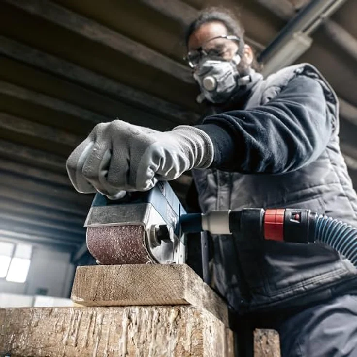 Bosch Professional Schleifband für Bandschleifer Holz und Farbe Best for Wood and Paint (3 Stück, Körnung 80, X440) – Bild 12