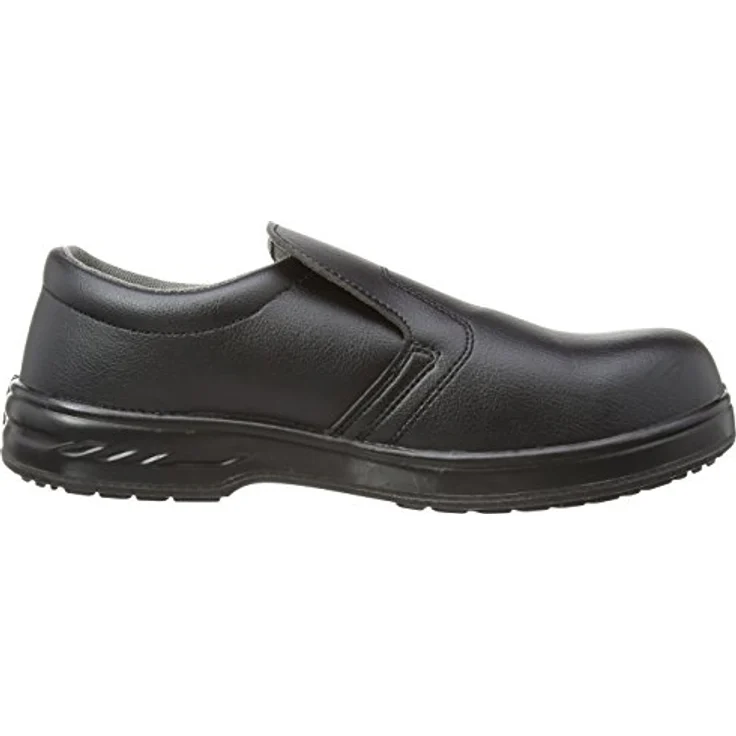 Portwest FW81 Steelite Sicherheitsslipper S2, Schwarz, Größe 37, rutschhemmend, wasserbeständig, Maschinenwaschbar, Stahlzehenschutz – Bild 7