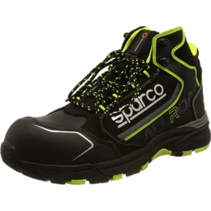 Sparco Okayama S3 SRC Arbeitsschuh, Nylon, wasserabweisend, leicht, Memory Foam, schwarz – Bild 2