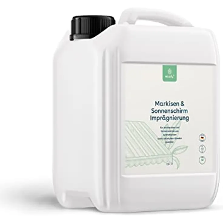 eco:fy Markisen und Sonnenschirm Imprägnierung Spray Sonnensegel Schutz vor Feuchtigkeit und Schmutz UV-stabil (2,5 Liter) - Preisvergleich