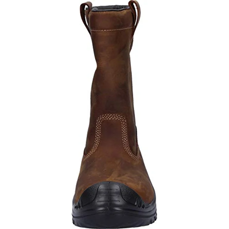 SIXTON MONTANA OUTDRY S3, Sicherheitsschuhe aus gefettetem Wildleder, braun, Gr. 44, mit Thinsulate-Isolierung und rutschfester PU/PU-Sohle – Bild 3