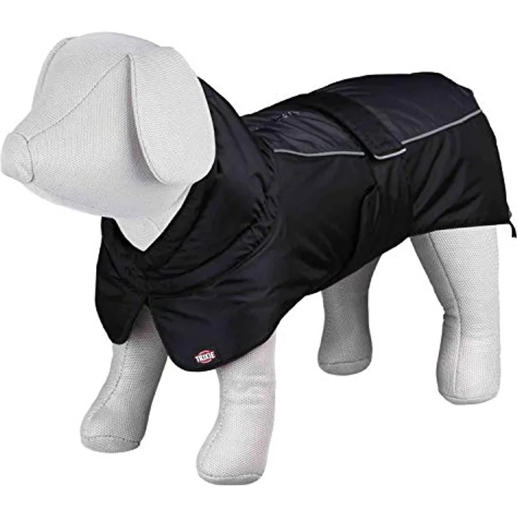 Trixie 67707 Wintermantel Prime, XS: 30 cm, schwarz/grau