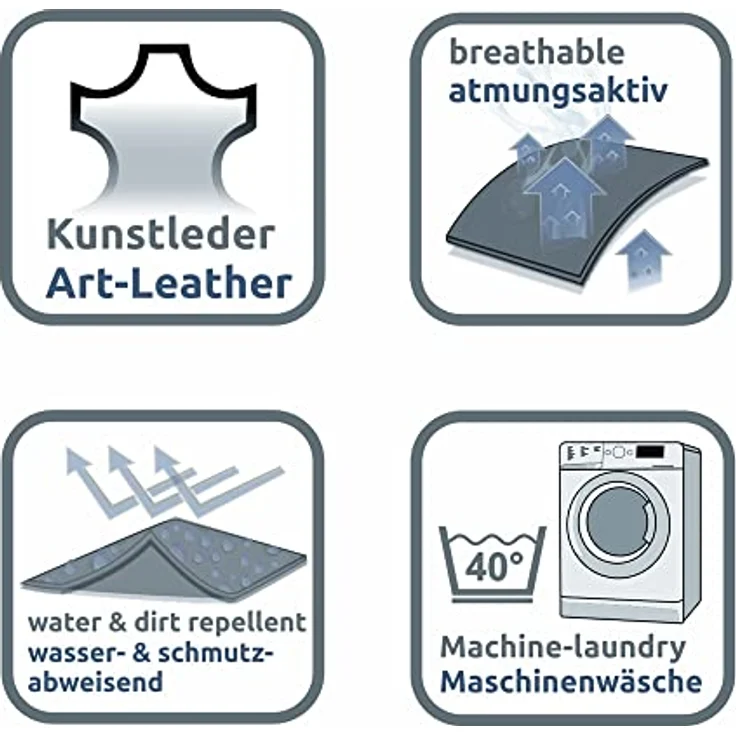 your GEAR Belluno 60x80 cm orthopädisches Hundebett, Hundekorb, Oeko-TEX, waschbar, geruchsfrei & hygienisch – Bild 5