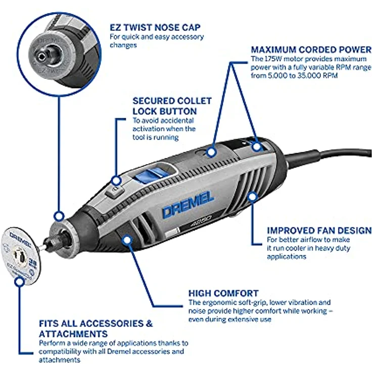 Dremel 4250-3-45 EU F0134250JF Multifunktionswerkzeug 175W – Bild 2