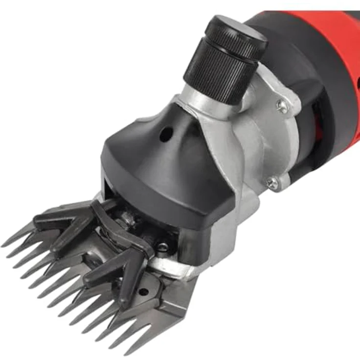 vidaXL Tierhaarentferner 6-tlg. Schermaschinen-Set für Schafe 320 W, Schwarz und Rot – Bild 6