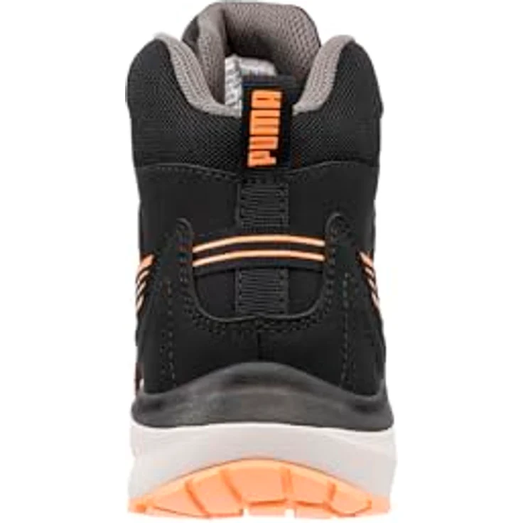 PUMA STEPPER BLK/PEACH MID S3S ESD FO HRO SR, Sicherheitsschuh mit motivierendem Laufprofil und flexibler Anti-Perforation, Schwarz/Pfirsich, Schuhgröße 37 – Bild 6
