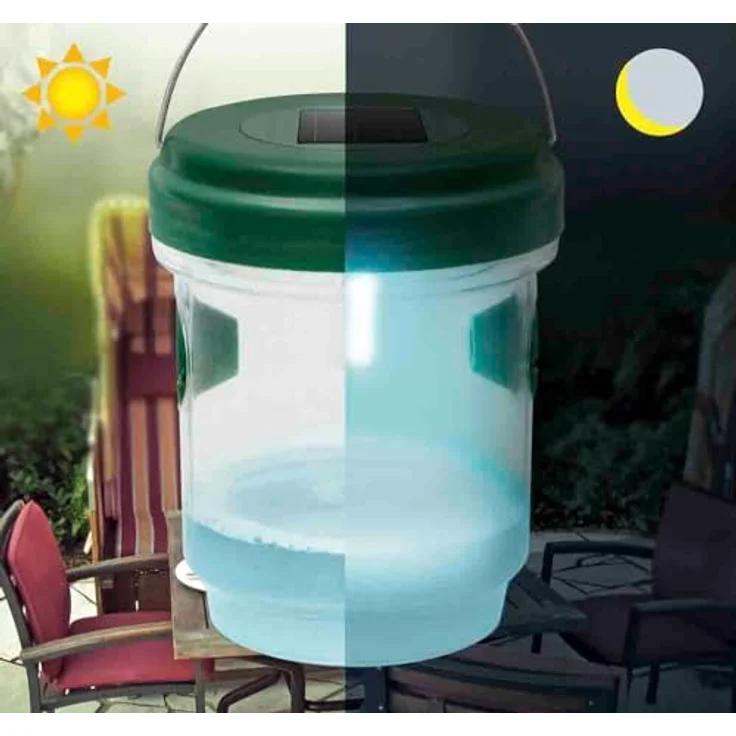 Gardigo 2in1 Solar-LED-Light 66643 Wespenfalle (Ø x H) 95mm x 117mm Grün 1St. – Bild 6