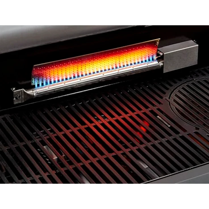 Enders® Gasgrill Hyde 6 SIKR Turbo II, 6-Brenner aus Edelstahl, 800 °C TURBO ZONE, Infrarot-Backburner, SWITCH GRID, inkl. Thermometer und Seitenkocher – Bild 5