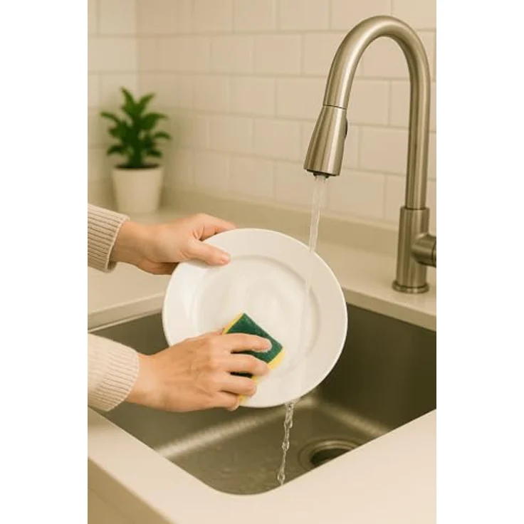 Fairy Max Power Eukalyptus Geschirrspülmittel, Handgeschirrspülmittel im Konzentrat, 545 ml, antibakteriell und exzellent in kaltem Wasser verwendbar – Bild 4