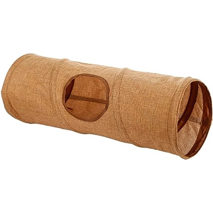 KERBL PET Nagertunnel aus Leinen, Für Kaninchen/Hasen/Meerschweinchen/Katzen/kleine Hunde, 50 x Ø18 cm – Bild 1