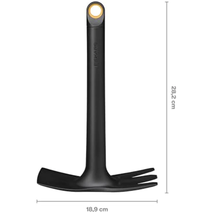 Fiskars Solid™ Doppelhacke Kombihacke, aus recyceltem Kunststoff, mit breiter und flacher Kante, grün – Bild 4