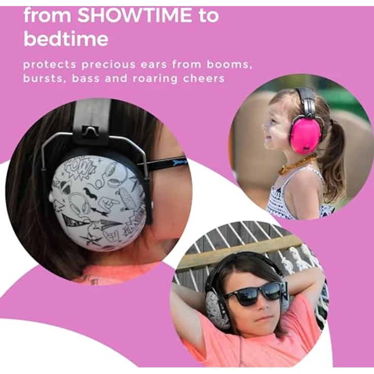Baby Banz Earmuff Kidz, Gehörschutz für Kinder (2-5 Jahre) mit verstellbarem Kopfbügel, verschiedene Farben erhältlich – Bild 5