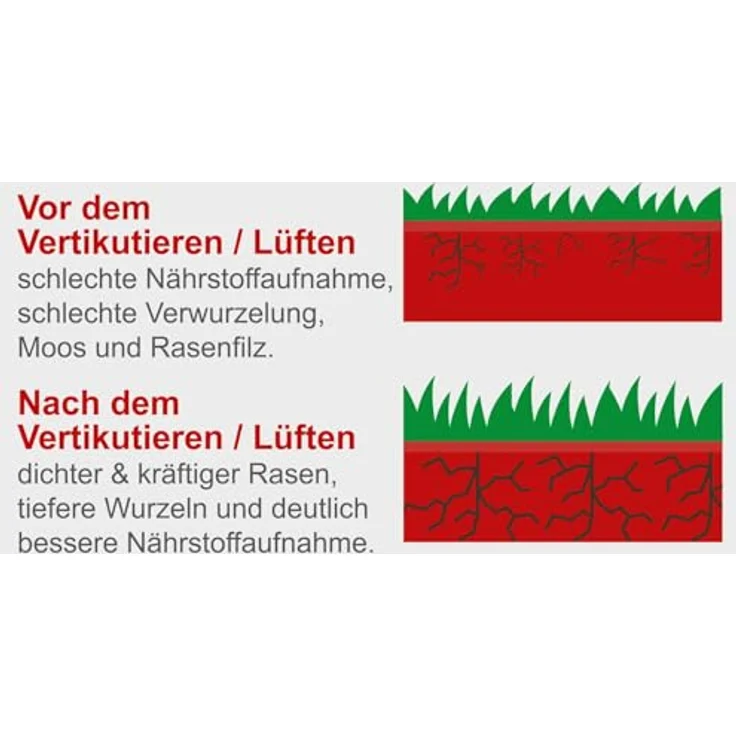 Scheppach Benzin-Vertikutierer SC55P, Rasenmäher mit 5,4 PS Motor, 40 cm Arbeitsbreite – Bild 5
