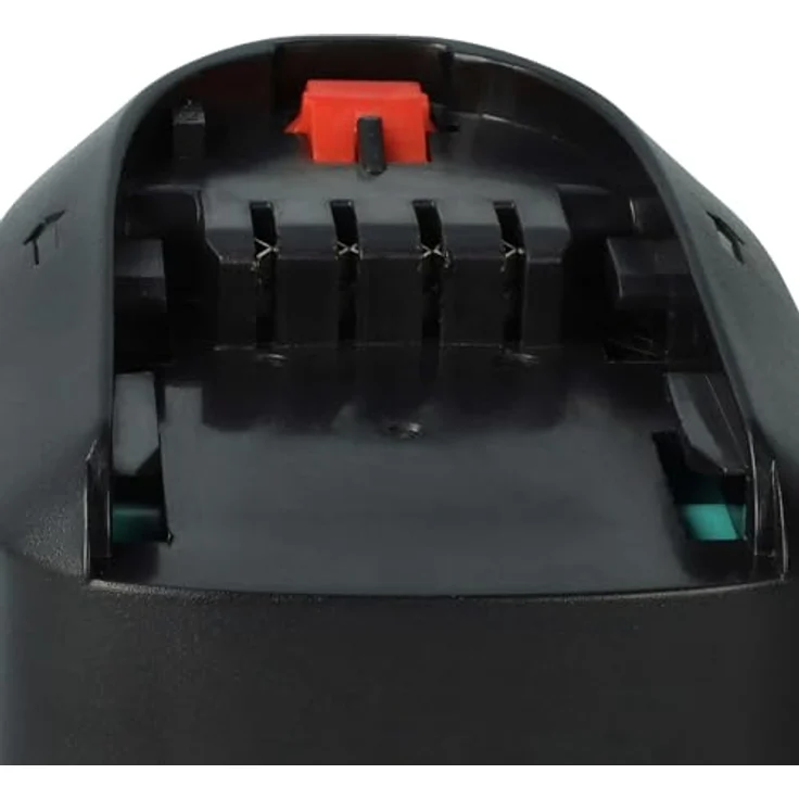 vhbw Akku kompatibel mit Bosch AHS 48/52 LI, AHS 55-20 LI, AHS 50-20 LI, AdvancedOrbit 18 Werkzeug, Akku-Gartengerät (5000 mAh, Li-Ion, 18 V) - schwarz/rot – Bild 6