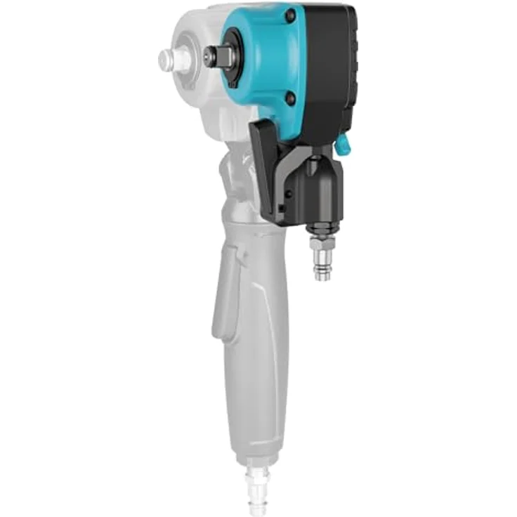 Hazet Faust-Schlagschrauber 9012PTT, Max. Lösemoment 550 Nm, Vierkantantrieb 12,5 mm (1/2 Zoll), Twin-Turbo-Technologie - kompakt und leicht – Bild 4