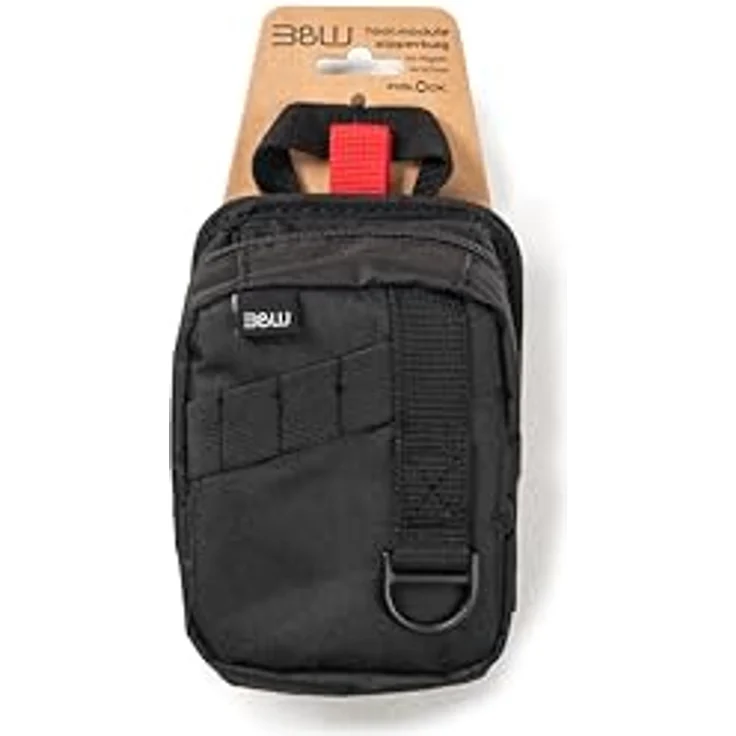 B&W International Werkzeugtasche tool.module zipperbag (Werkzeughalter mit Fidlock-System, Handytasche, Tasche für Werkzeuggürtel, aus Polyester), schwarz – Bild 3