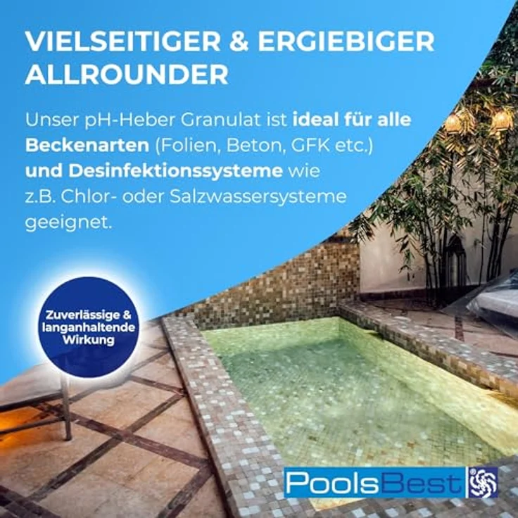 5 kg - PoolsBest® pH-Heber Granulat – Bild 6