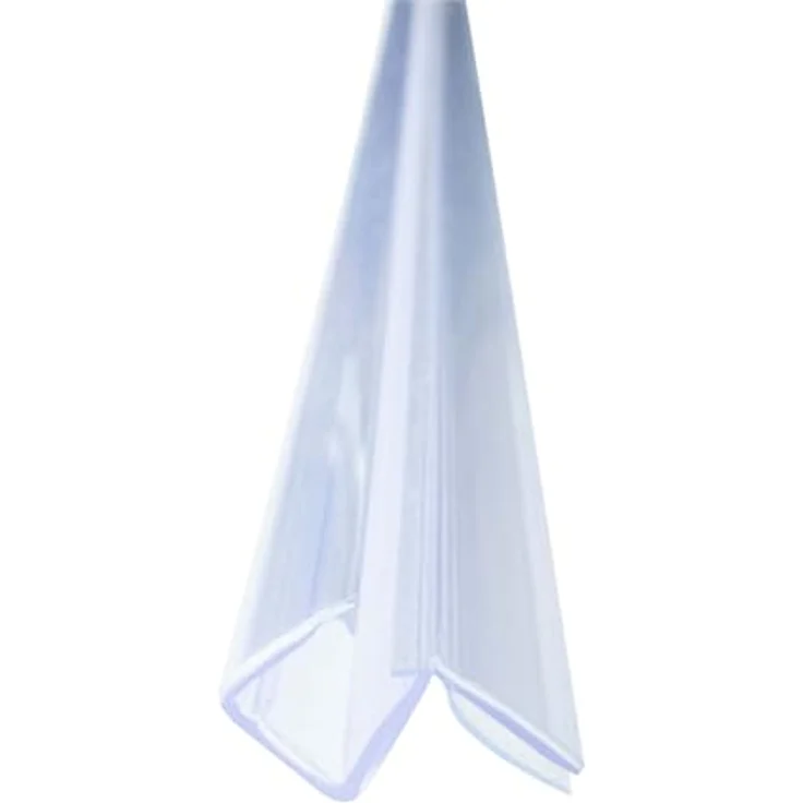 Bagnoxx Duschdichtung Anschlagdichtung 2m, für 8mm Glasstärke, 90 Grad, transparent, schimmelbeständiger PVC-Kunststoff – Bild 1
