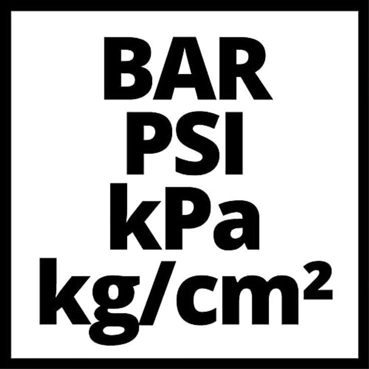 Einhell Druckluft-Reifenfüller 8 bar, Manometer mit vier Druckeinheiten und Ablassventil – Bild 4