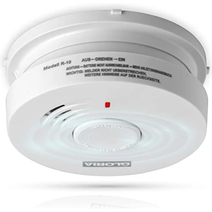 Rauchmelder mit 10 Jahren Garantie und fest eingebauter Lithium Batterie – Bild 1