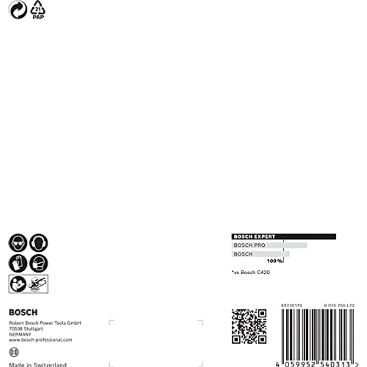 Expert M480 Schleifnetz für Exzenterschleifer, 150 mm, G 180, 5 Stück - Preisvergleich – Bild 4