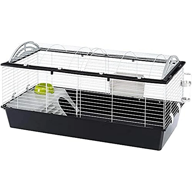 Ferplast Nagetierkäfig CASITA 120 für Kaninchen, Meerschweinchen, aus Metall, inkl. Zubehör, 119x58xh60cm – Bild 1