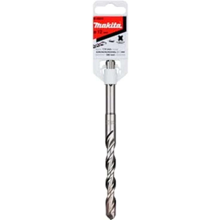 Makita SDS-VPLUS-Bohrer 12x160 mm - B-46573, HM Bohrer mit Power Breaker Schneidkanten für Beton, hohe Bohrgeschwindigkeit und Bruchsicherheit – Bild 3