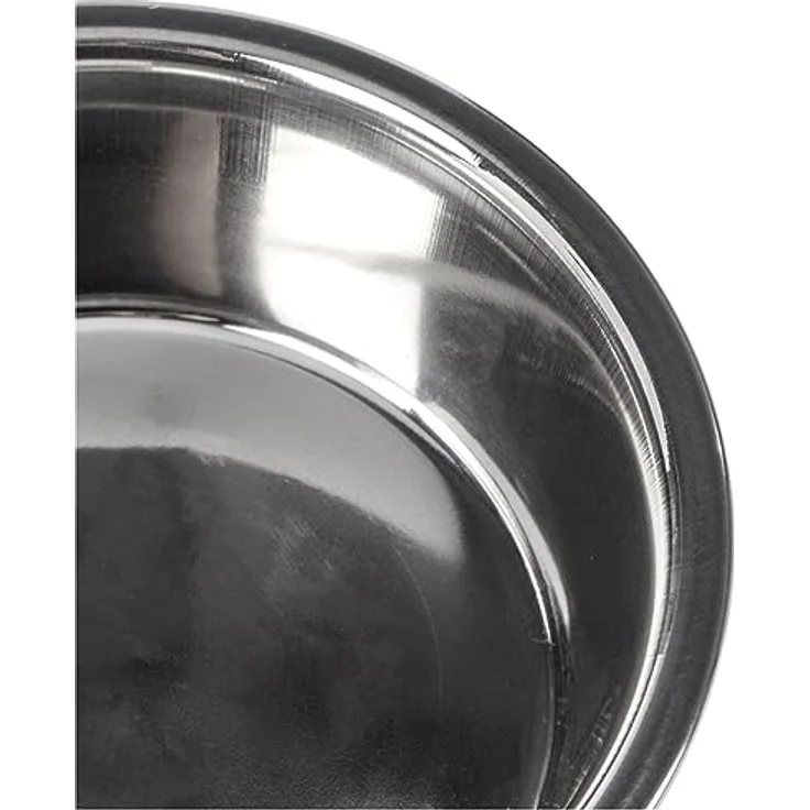 Kerbl Hundenapf Edelstahl, Hundefressnapf Wassernapf, rutschfest, 425 ml – Bild 4