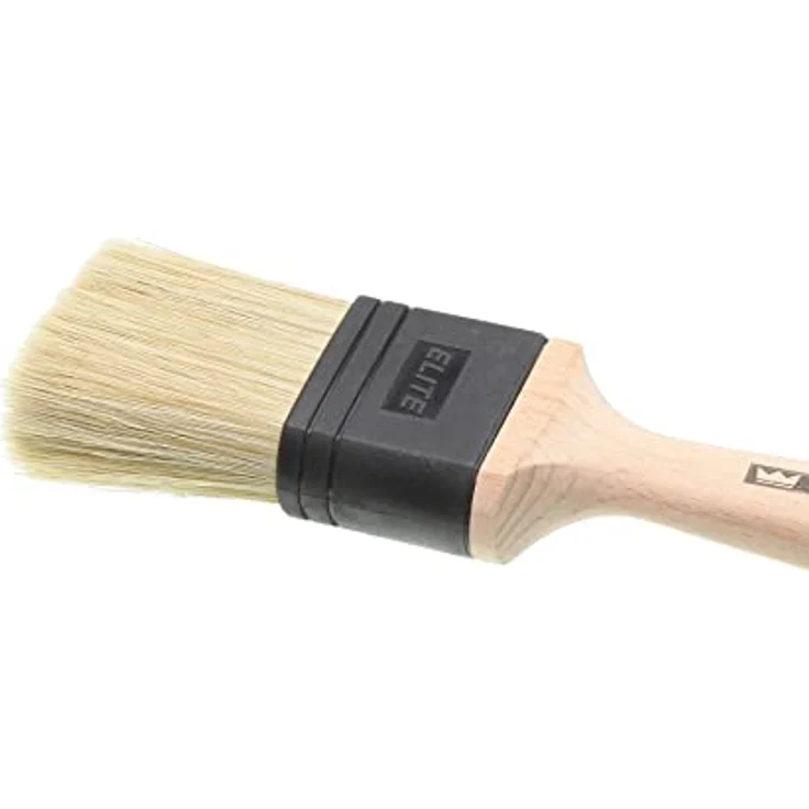 POWERHAUS24 Profi Malerpinsel PROLINE Elite 50 mm, Premium Qualität, für Dispersionsfarben, ergonomischer Griff aus 100% FSC-zertifiziertem Holz – Bild 2