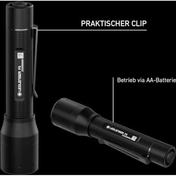 Ledlenser P5 LED Taschenlampe, 200 Lumen, 170 m Zoomfokus, IP54, 8 Stunden Laufzeit, 80 g, für Camping, Wandern, Werkstatt, Outdoor – Bild 5