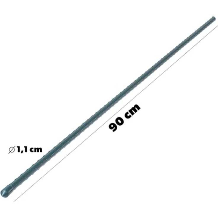 KADAX Pflanzstäbe 90 cm, 5er Set – Wetterfeste Pflanzenstütze aus beschichtetem Stahl für Garten und Tomaten, stabil und resistent gegen Witterungseinflüsse – Bild 2