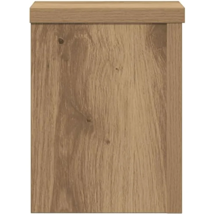 vidaXL Pflanzenständer 2er Set Artisan-Eiche, 15x15x20 cm, robuster Holzwerkstoff, leicht zu reinigen – Bild 6