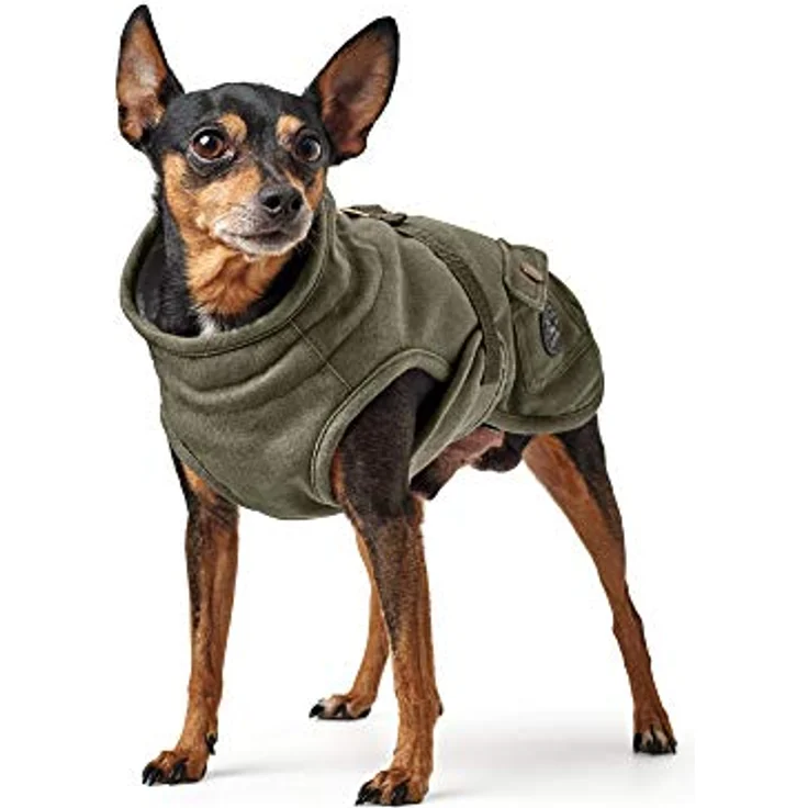 HUNTER UPPSALA TREND Hundemantel, Parker, mit Baumwolle, gefüttert, 30, khaki – Bild 4