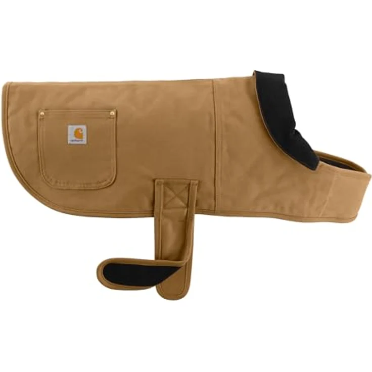 Carhartt Chore Hundemantel für Hunde, M, wasserabweisender Baumwoll-Canvas, gefüttert mit Nylon und Polyester, anpassbare Passform – Bild 1