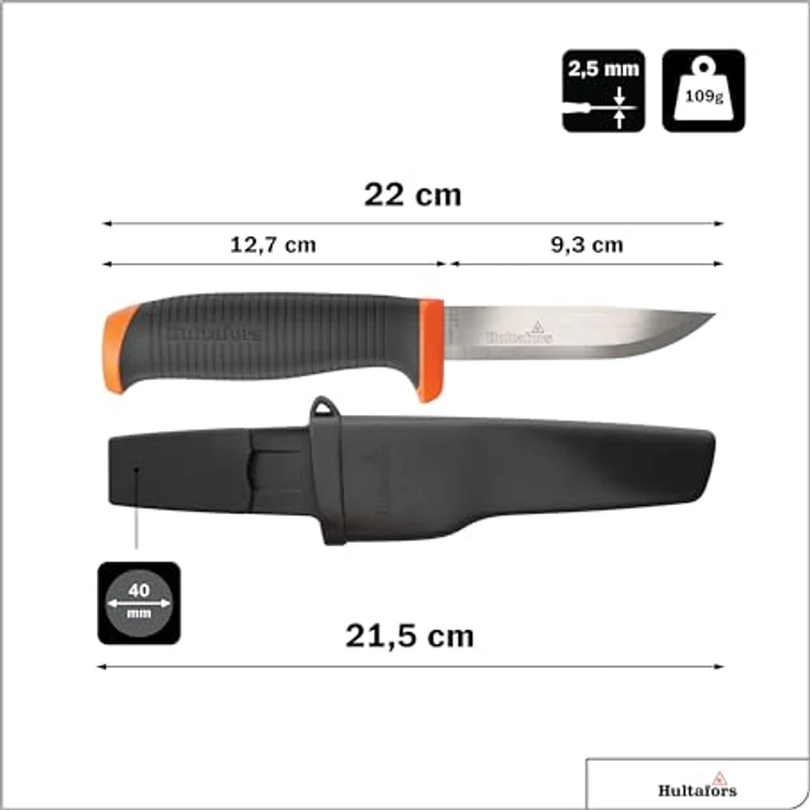 Hultafors Handwerkermesser HVK Gürtelmesser – Bild 3