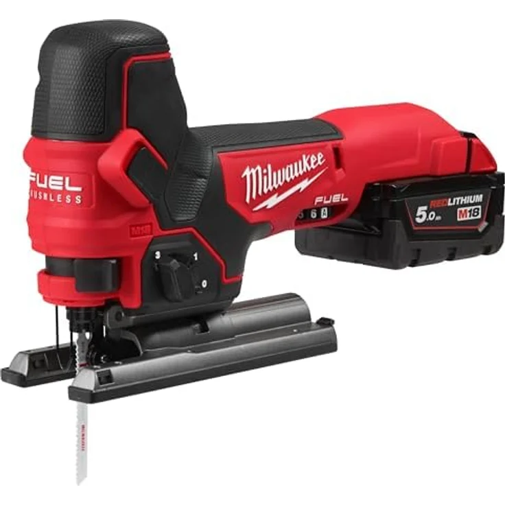 Milwaukee Akku-Stichsäge M18 FBJS-502X FUEL, 18V, inkl. Akkus, Sägeblatt und HD-Box – Bild 2