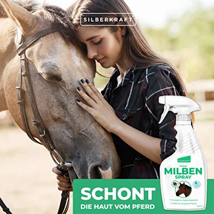 Silberkraft Milbenspray Pferde 500 ml, zuverlässiger Milbenschutz für Pferde, treibgasfreies Anti-Milben-Mittel – Bild 5