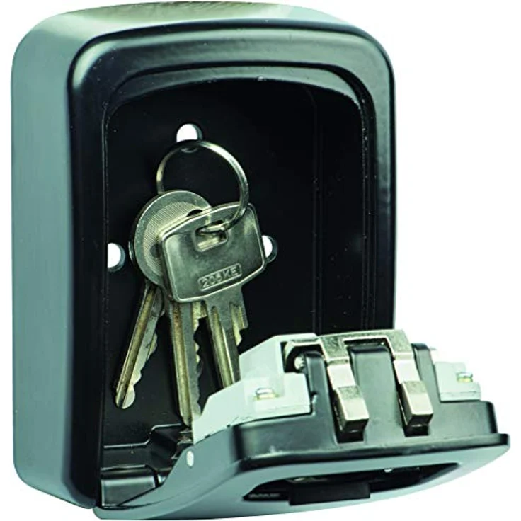 BURG-WÄCHTER Schlüsseltresor mit Zahlenschloss, Key Safe 30 SB, Stahl, Schwarz – Bild 2