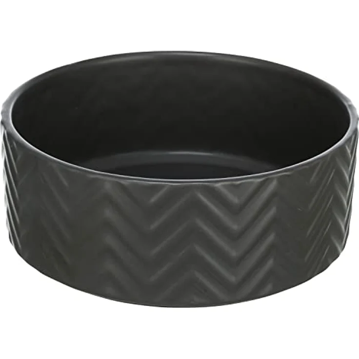 Futternapf Keramik 1,6 l/ø 20 cm schwarz – Bild 1
