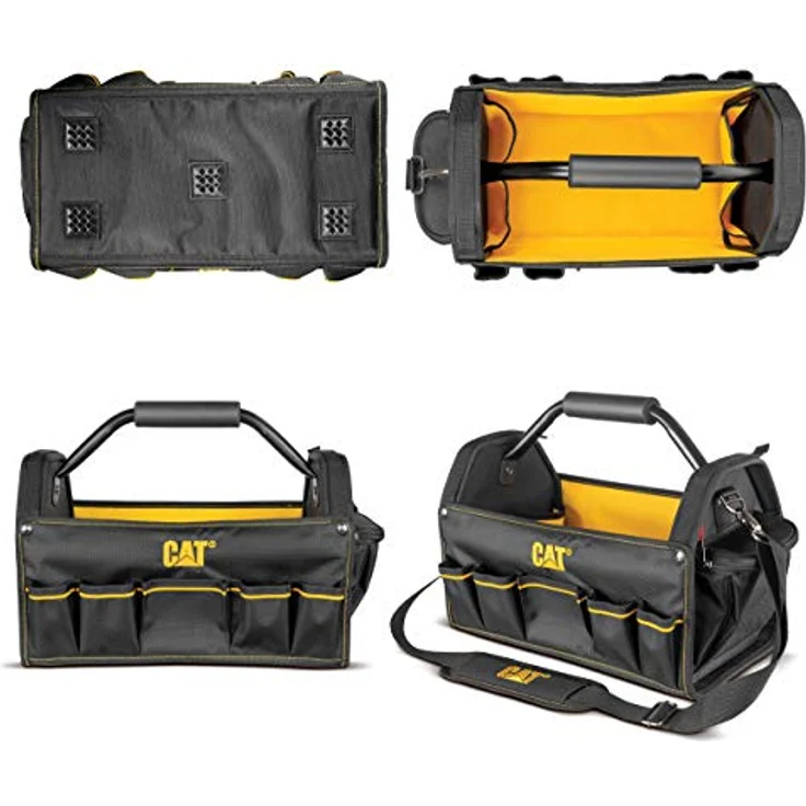 CAT Werkzeugtasche 980208N, robuste Aufbewahrungslösung für Werkzeuge, (L x B x H) 44.5 x 22.8 x 26 cm – Bild 3
