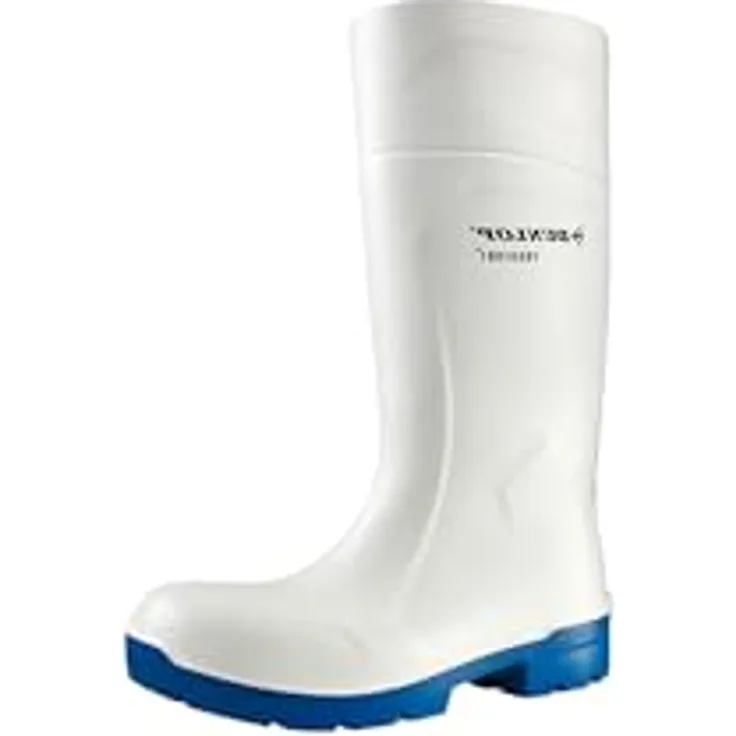 Dunlop NIMWEGEN PU-STIEFEL Purofort CA61131, rutschfeste Sicherheitsstiefel mit Zehenschutzkappe, weiß
