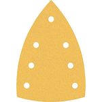 Bosch Schleifpapier für Multischleifer Körnung 120 150 mm x 100 mm 50 St. mit hoher Abtragsleistung, Klettverschluss - blau