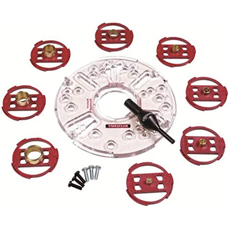 Milescraft 1201 Bodenplatte/Bushing-Set für Router – Bild 2