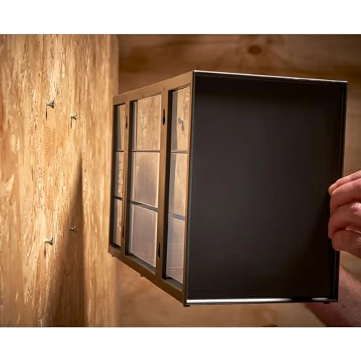 Stanley Kleinteilemagazin - Sortimentskasten (36.5x21.3x15.5cm, mit neun Schubladen, bruchfester Kunststoffrahmen, transparente Schubladen, geeignet für Wandmontage) 1-93-978 – Bild 6
