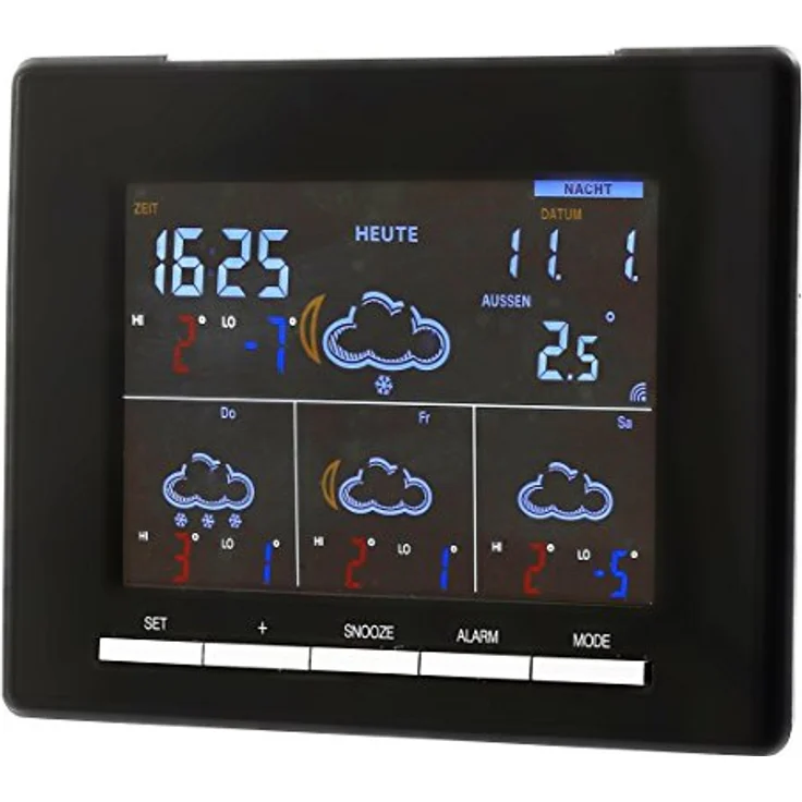 Technoline WD 4027 Wetterstation Wettervorhersage für 4 Tage, fabiges Display – Bild 2