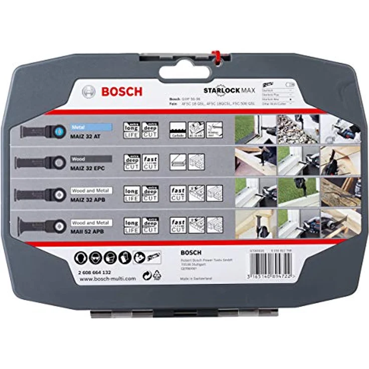 Bosch Professional 4 tlg. Tauchsägeblatt Starlock Max Best of Heavy Duty Set (für Holz & ungehärtetes Metall, Zubehör Multifunktionswerkzeug) – Bild 3