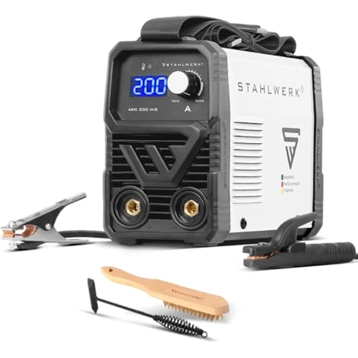 STAHLWERK ARC 200 MD, Inverter Elektrodenschweißgerät 200 A MMA E Hand Lift TIG, langlebig und leistungsstark – Bild 12
