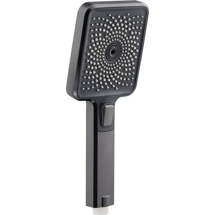 SCHÖNER WOHNEN-Kollektion Handbrause VERINA, wassersparender Duschkopf eckig, Industrial, 3 Strahlarten