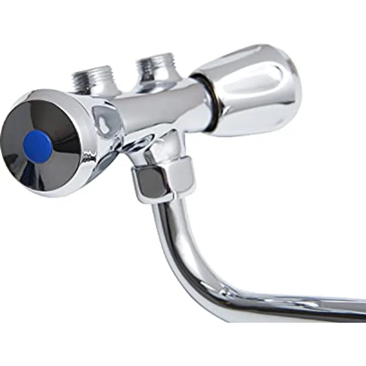 Thermoflow Qmix10, Spültischarmatur mit druckloser Zweiknopfmischung und stufenloser Temperaturregelung, Chrom – Bild 6