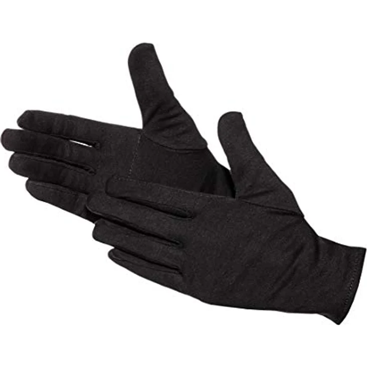 JAH 579-BL Baumwollhandschuh, Schwer, Verstärkt, Schwarz, 9, 24 Stück – Bild 2
